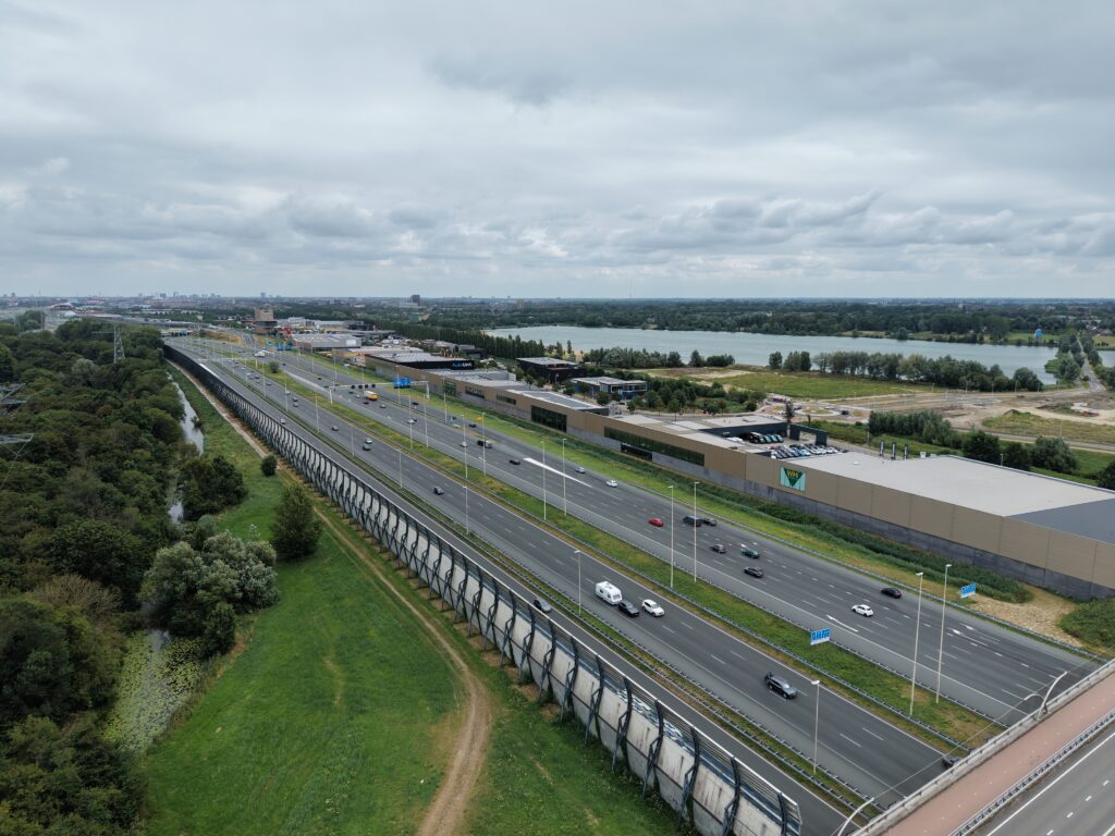 Dronebeelden A2 van Traffic Solvers