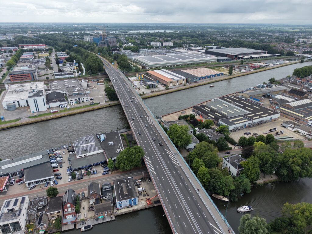 Dronebeelden van de N230 van Traffic Solvers
