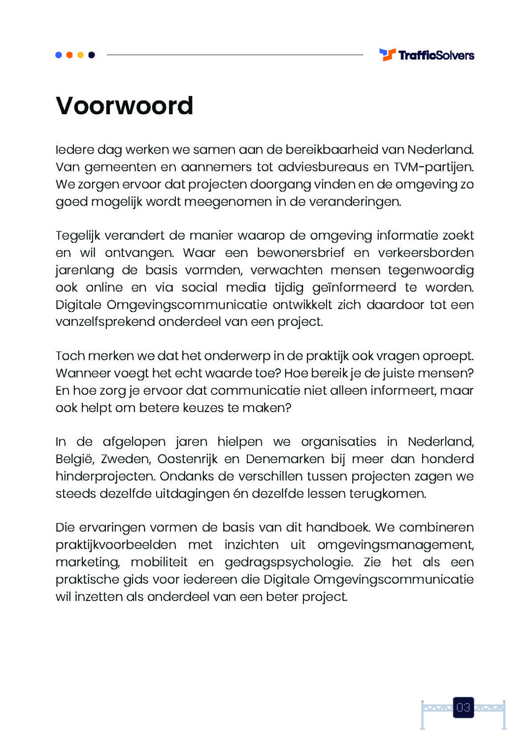 Handboek Digitale Omgevingscommunicatie - Traffic Solvers pagina 3