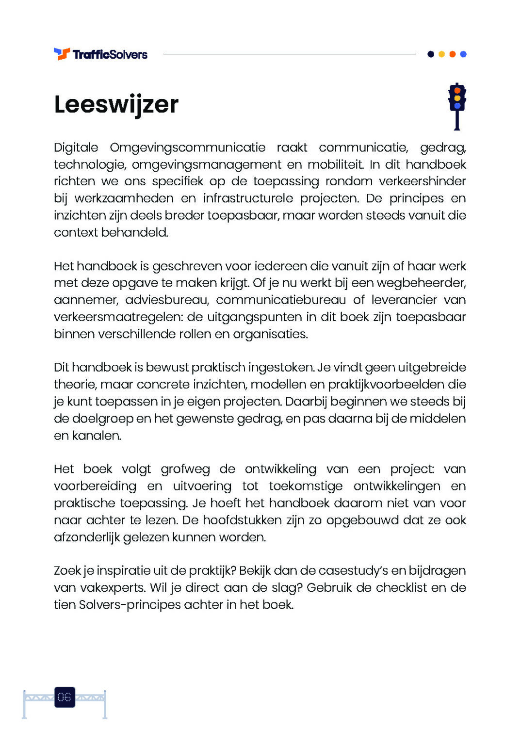 Handboek Digitale Omgevingscommunicatie - Traffic Solvers pagina 6